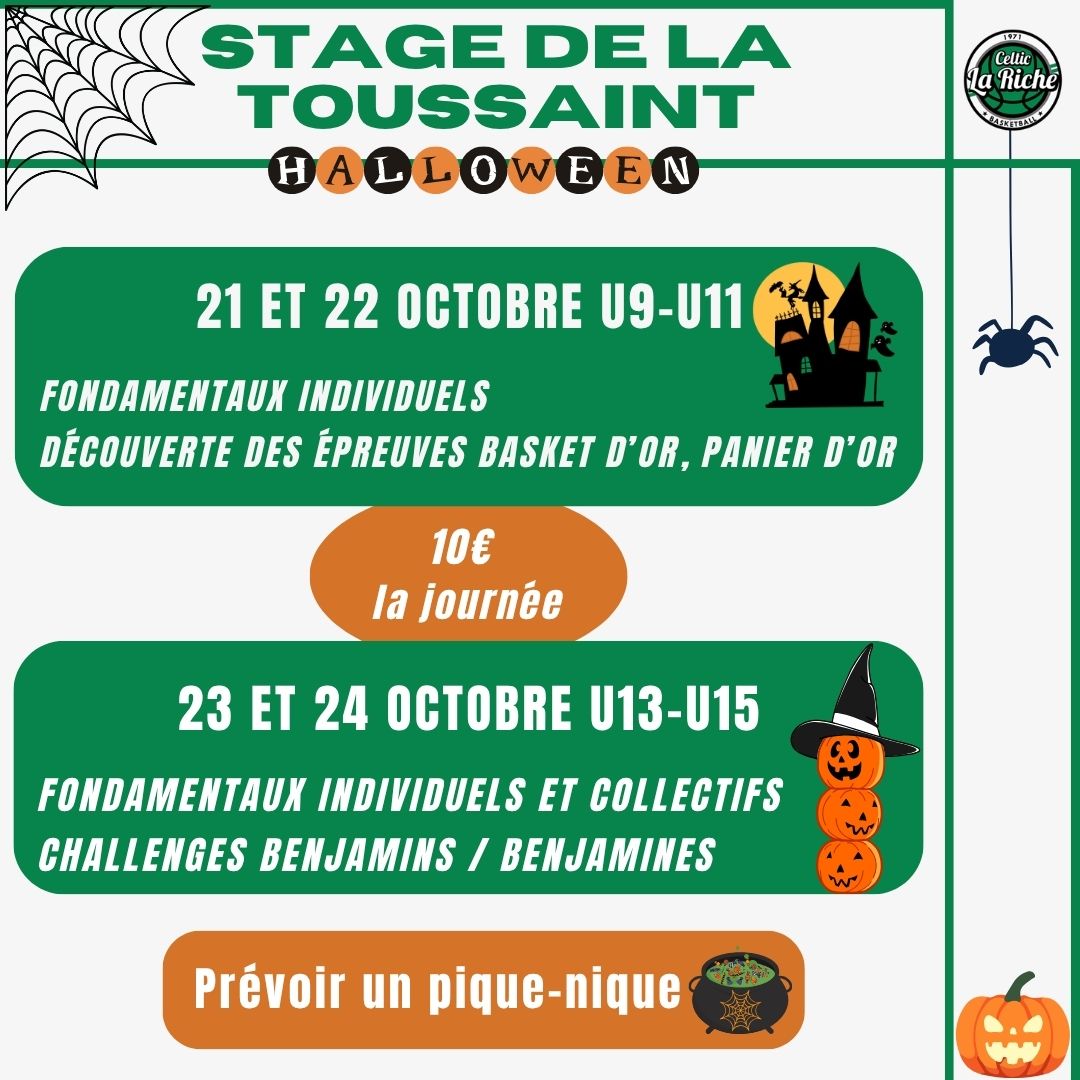 🎃 STAGE DE LA TOUSSAINT